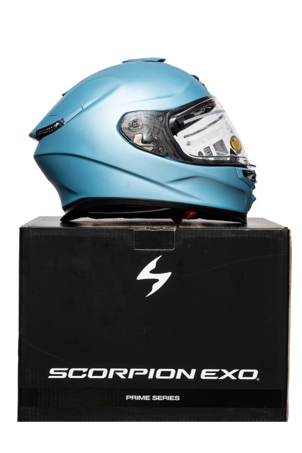 Scorpion EXO-GT SP AIR Celestial Blue túrasport-sisak