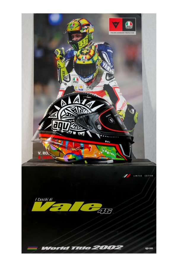 AGV PISTA GP RR Rossi World Title 2002 versenysisak