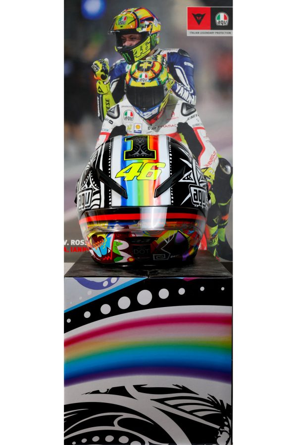 AGV PISTA GP RR Rossi World Title 2002 versenysisak
