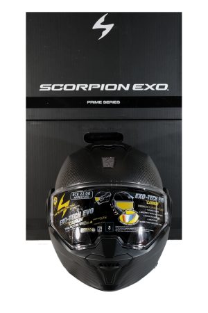 Scorpion EXO-TECH Evo CARBON Solid felnyitható sisak