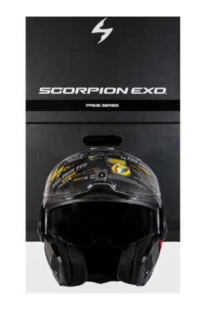 Scorpion EXO-TECH Evo CARBON Solid felnyitható sisak