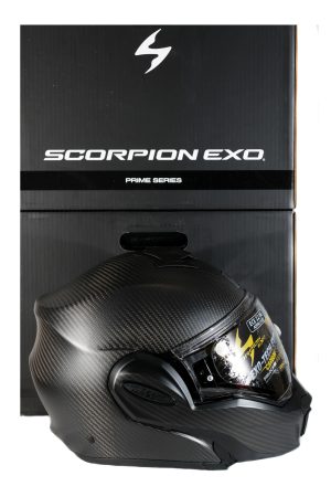 Scorpion EXO-TECH Evo CARBON Solid felnyitható sisak