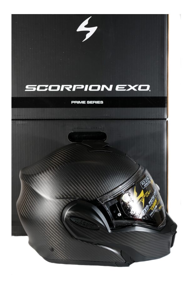 Scorpion EXO-TECH Evo CARBON Solid felnyitható sisak