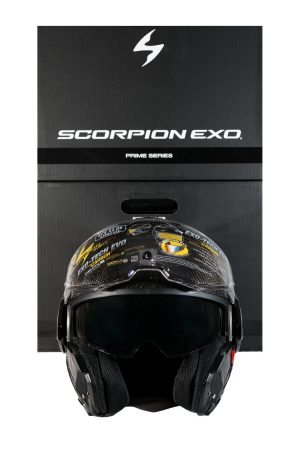 Scorpion EXO-TECH Evo CARBON Solid felnyitható sisak