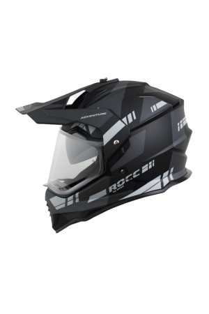 Rocc 500 fekete-szürke Adventure bukósisak