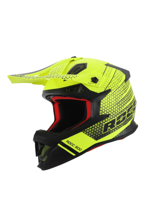Rocc 800 fekete-neon Motokrossz / Enduro bukósisak